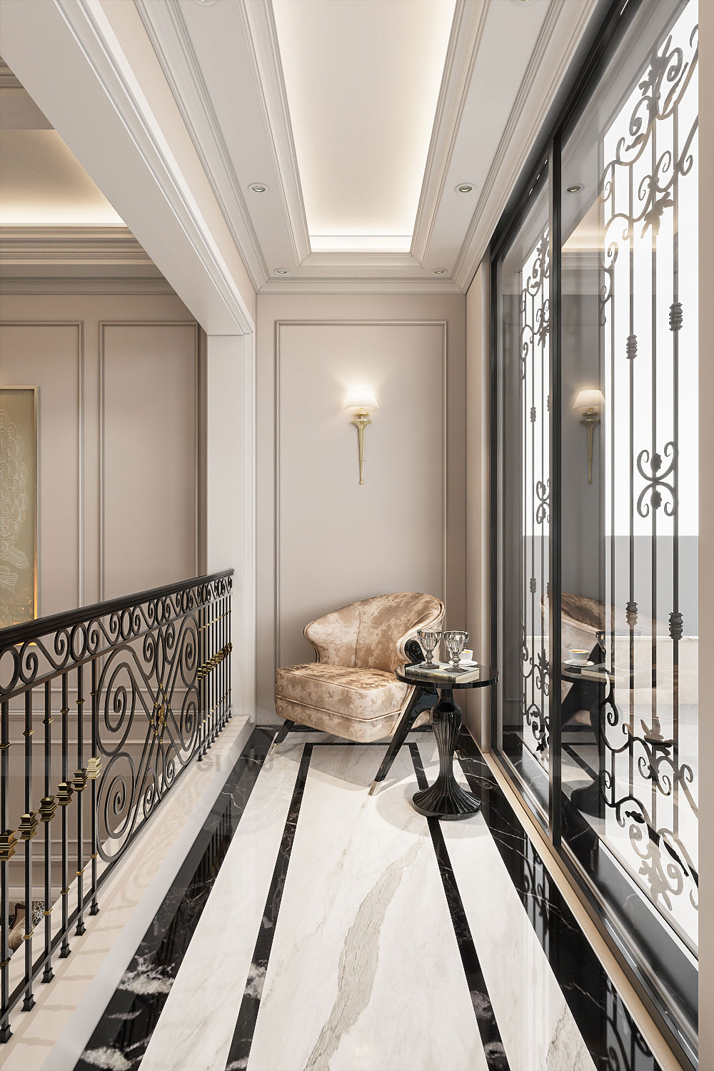 thiết kế thi công nội thất biệt thự Luxury 22