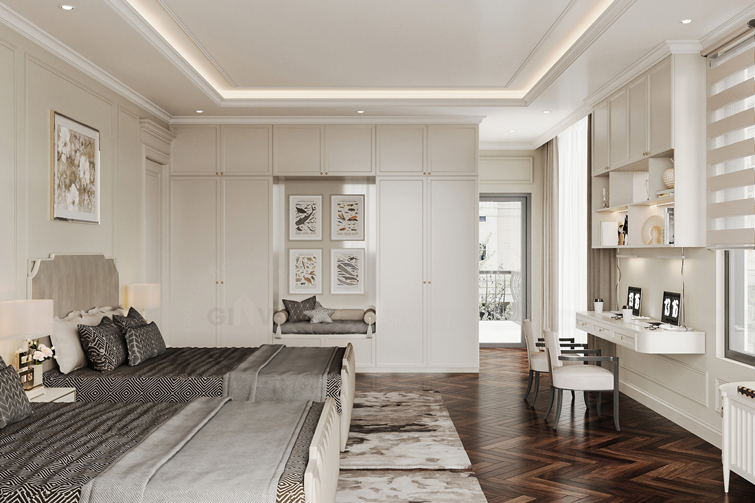 thiết kế thi công nội thất biệt thự Luxury 32