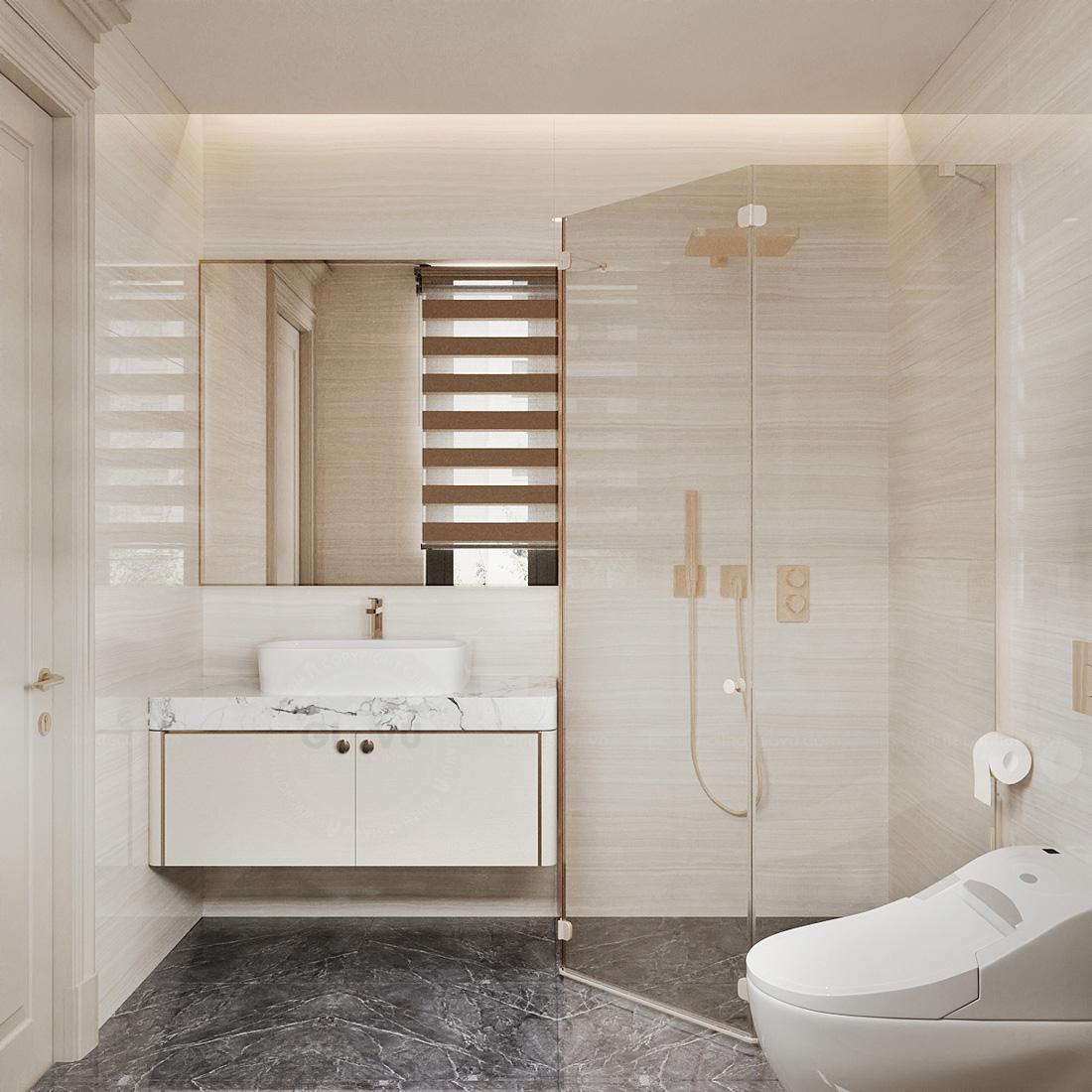 thiết kế thi công nội thất biệt thự Luxury 34