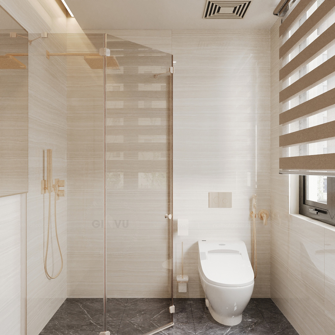 thiết kế thi công nội thất biệt thự Luxury 35