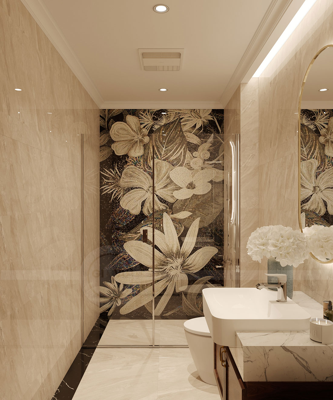 thiết kế nội thất nhà phố tại Long Biên 18