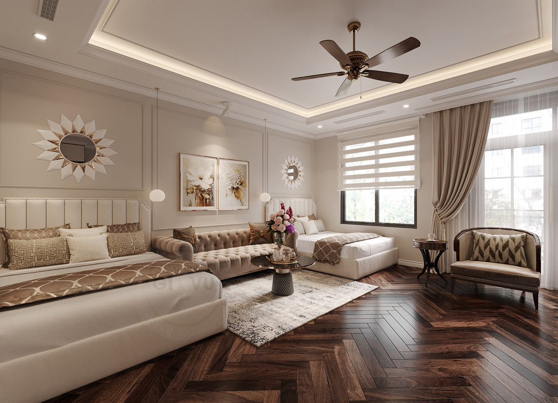 thiết kế nội thất nhà phố tại Long Biên 20