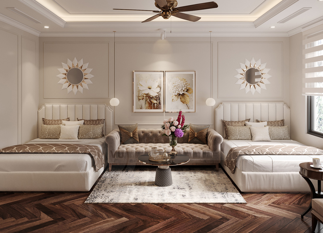 thiết kế nội thất nhà phố tại Long Biên 21