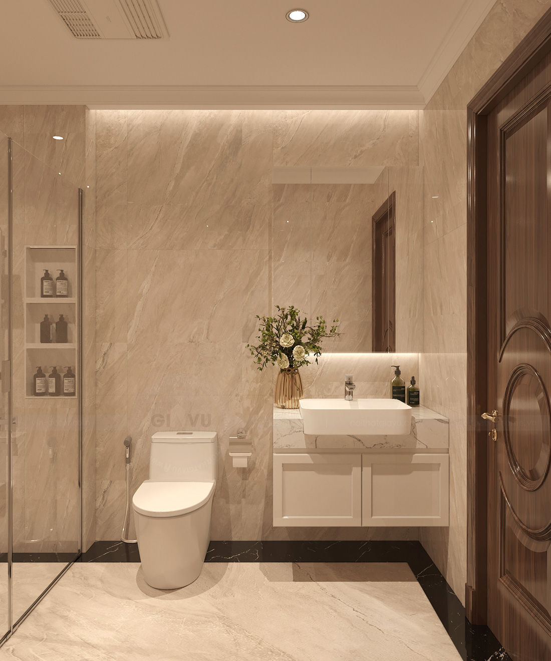 thiết kế nội thất nhà phố tại Long Biên 26