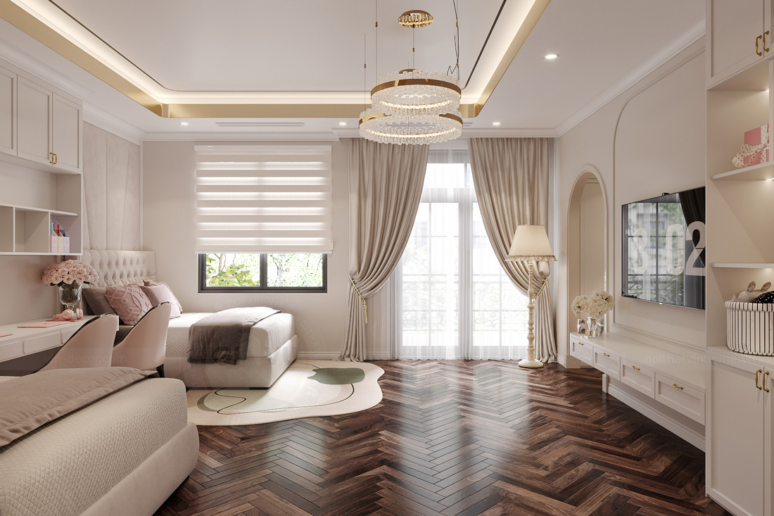 thiết kế nội thất nhà phố tại Long Biên 29