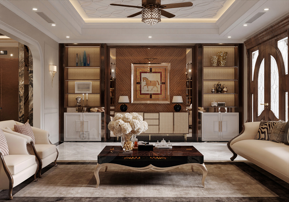 thiết kế nội thất nhà phố tại Long Biên 3