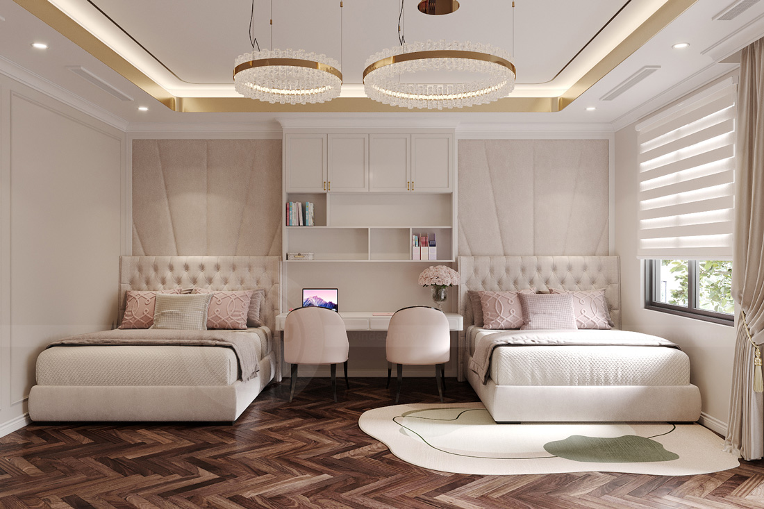 thiết kế nội thất nhà phố tại Long Biên 30