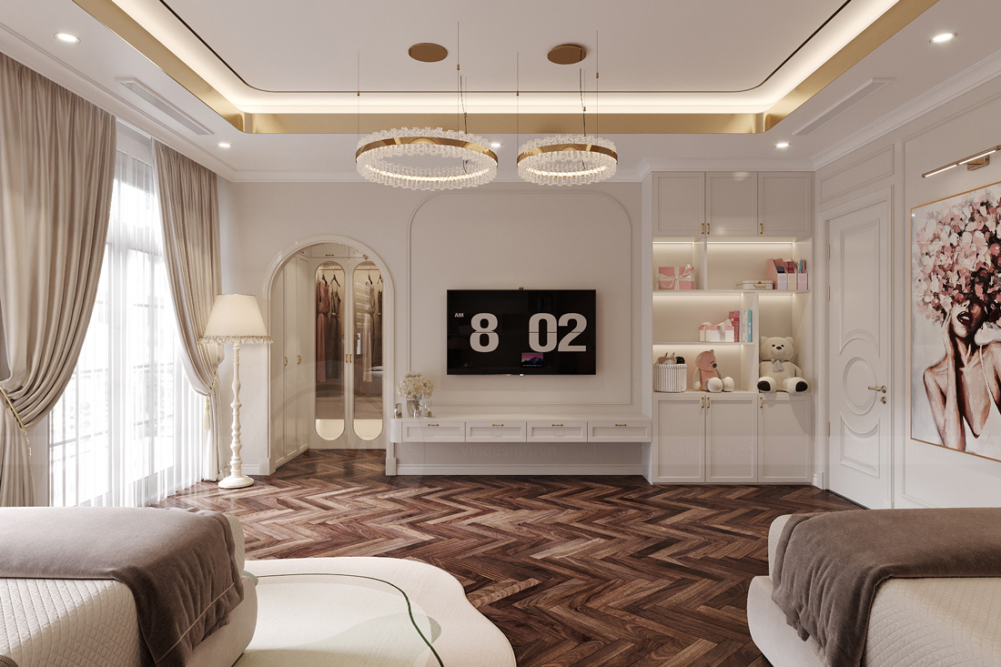 thiết kế nội thất nhà phố tại Long Biên 32