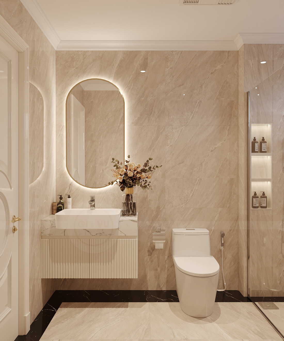 thiết kế nội thất nhà phố tại Long Biên 36