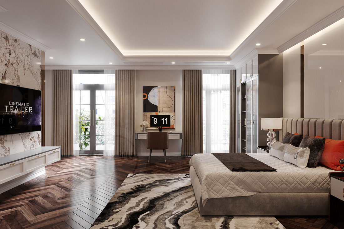 thiết kế nội thất nhà phố tại Long Biên 37