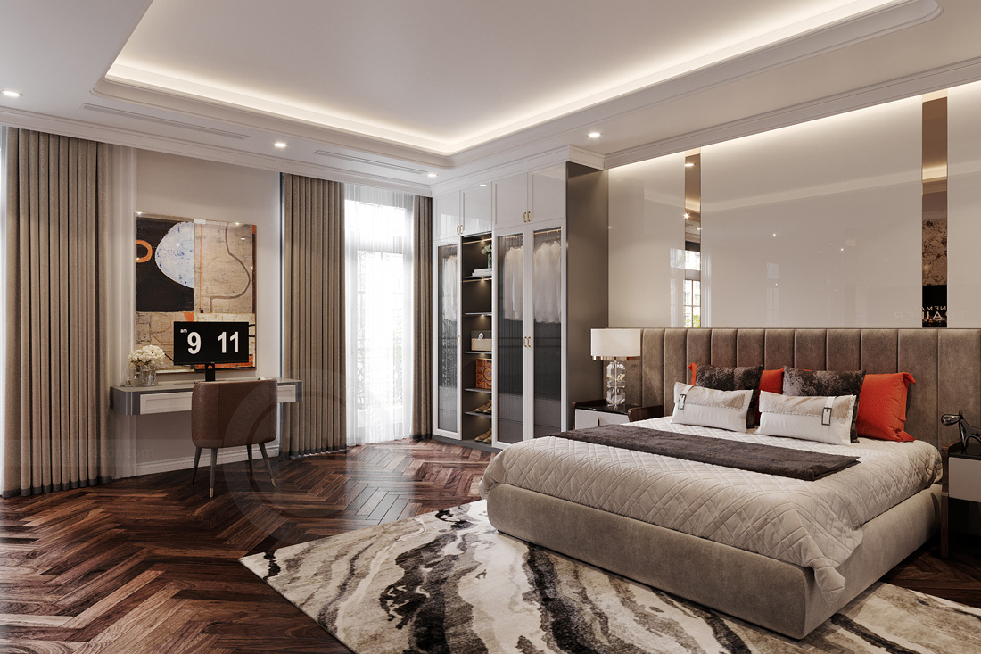 thiết kế nội thất nhà phố tại Long Biên 39