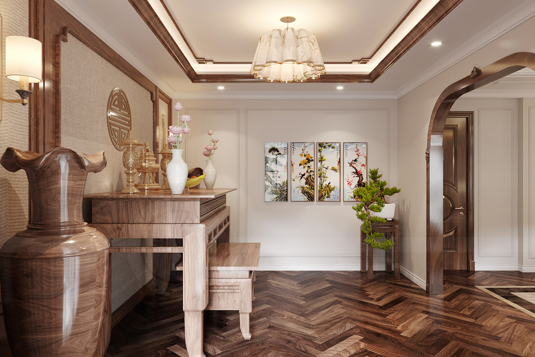 thiết kế nội thất nhà phố tại Long Biên 47