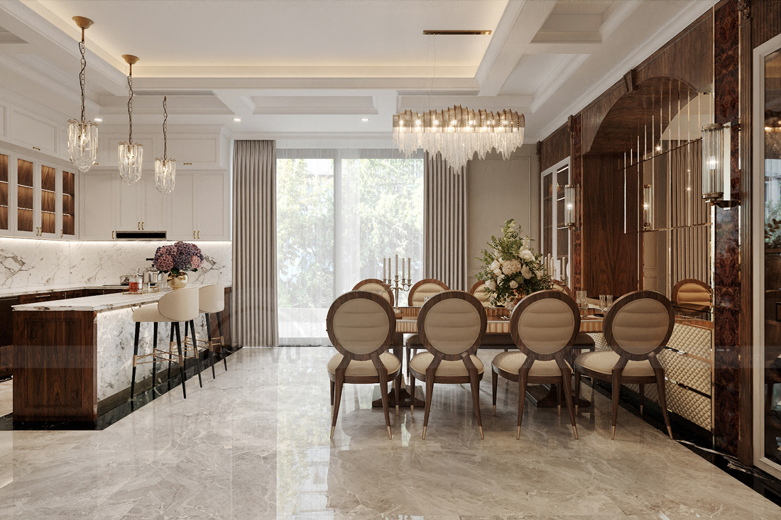thiết kế nội thất nhà phố tại Long Biên 6