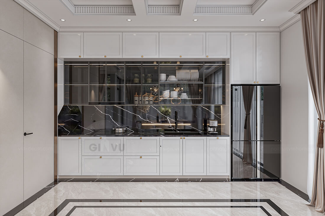 thiết kế nội thất biệt thự An Vượng Villa nhà anh Cầu 18