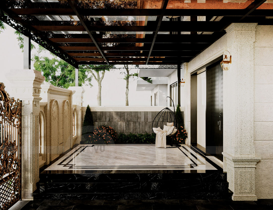 thiết kế nội thất biệt thự An Vượng Villa nhà anh Cầu 2