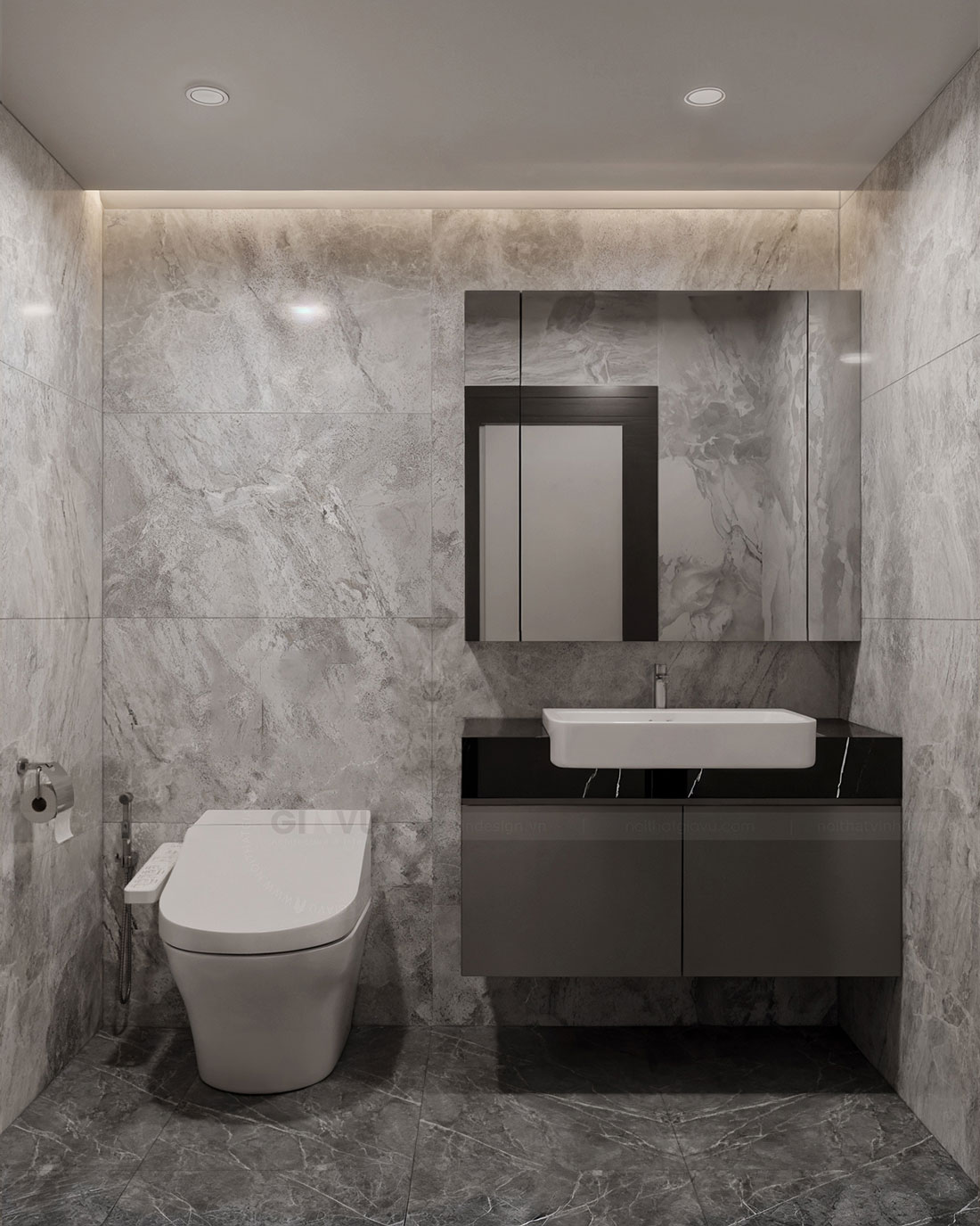 thiết kế nội thất biệt thự An Vượng Villa nhà anh Cầu 22