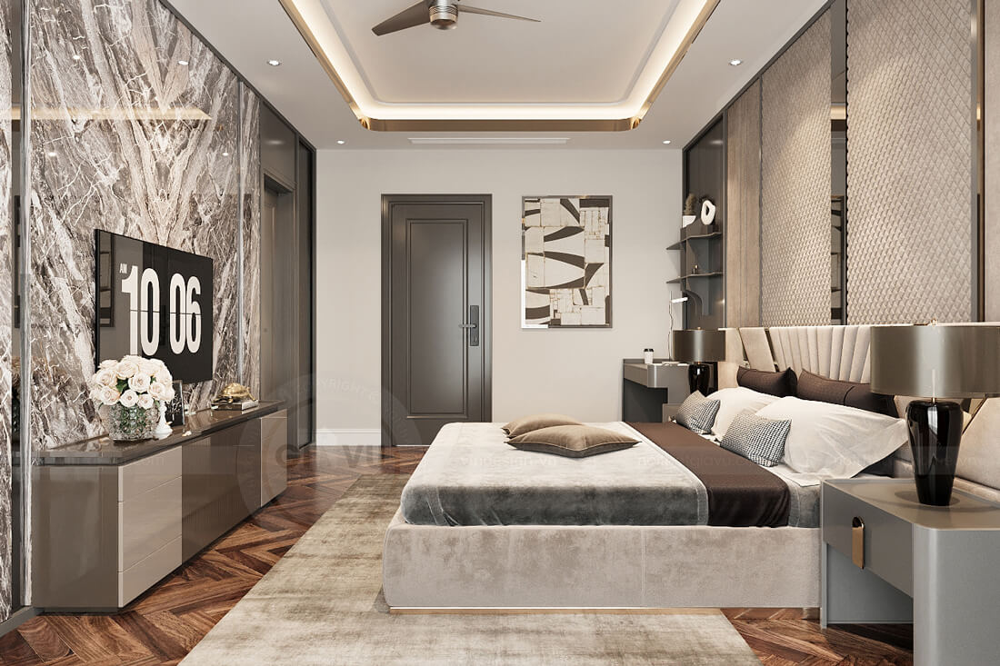 thiết kế nội thất biệt thự An Vượng Villa nhà anh Cầu 25