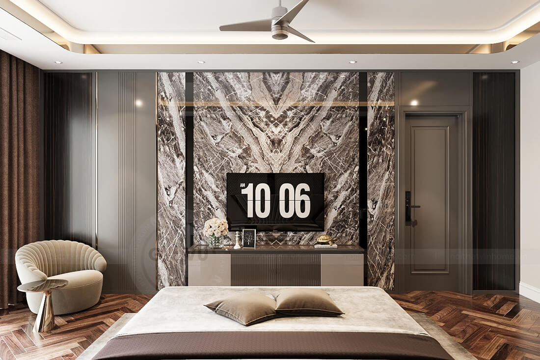 thiết kế nội thất biệt thự An Vượng Villa nhà anh Cầu 27