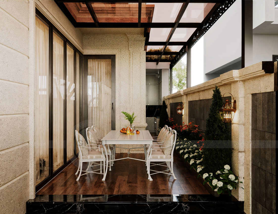 thiết kế nội thất biệt thự An Vượng Villa nhà anh Cầu 3