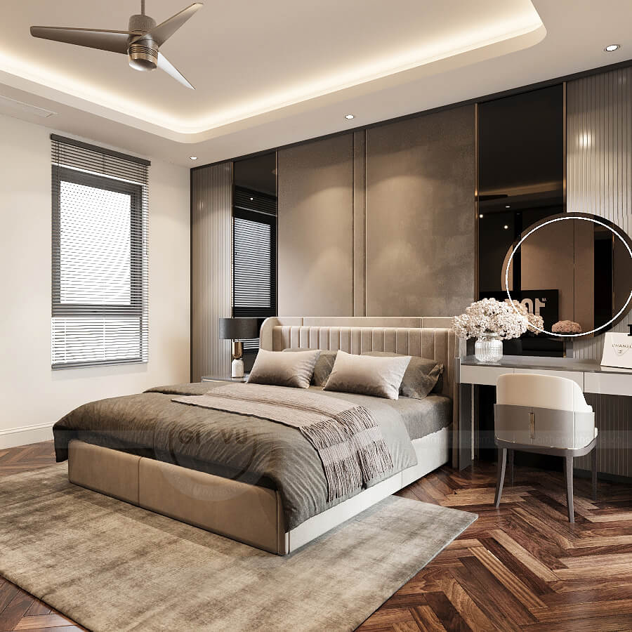 thiết kế nội thất biệt thự An Vượng Villa nhà anh Cầu 34
