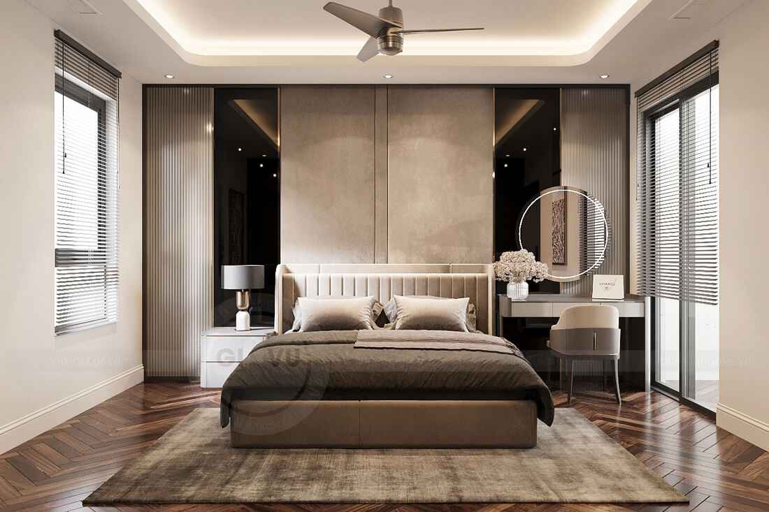 thiết kế nội thất biệt thự An Vượng Villa nhà anh Cầu 35