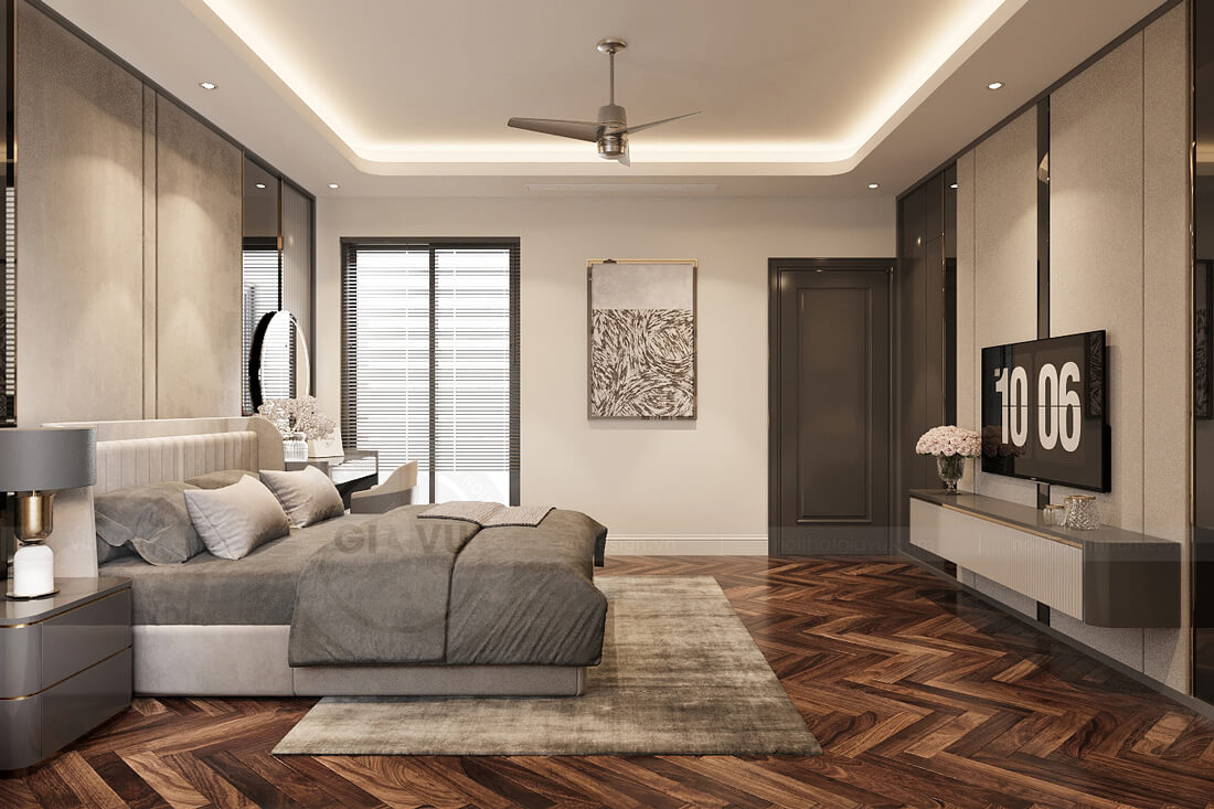 thiết kế nội thất biệt thự An Vượng Villa nhà anh Cầu 36