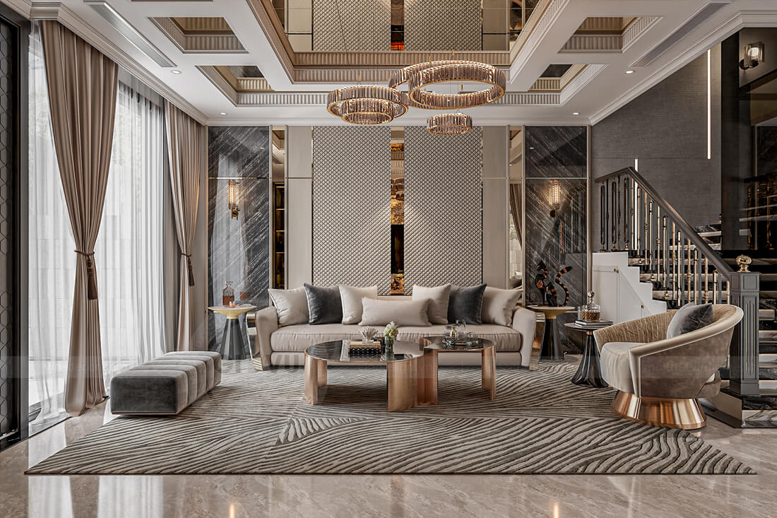 thiết kế nội thất biệt thự An Vượng Villa nhà anh Cầu 6