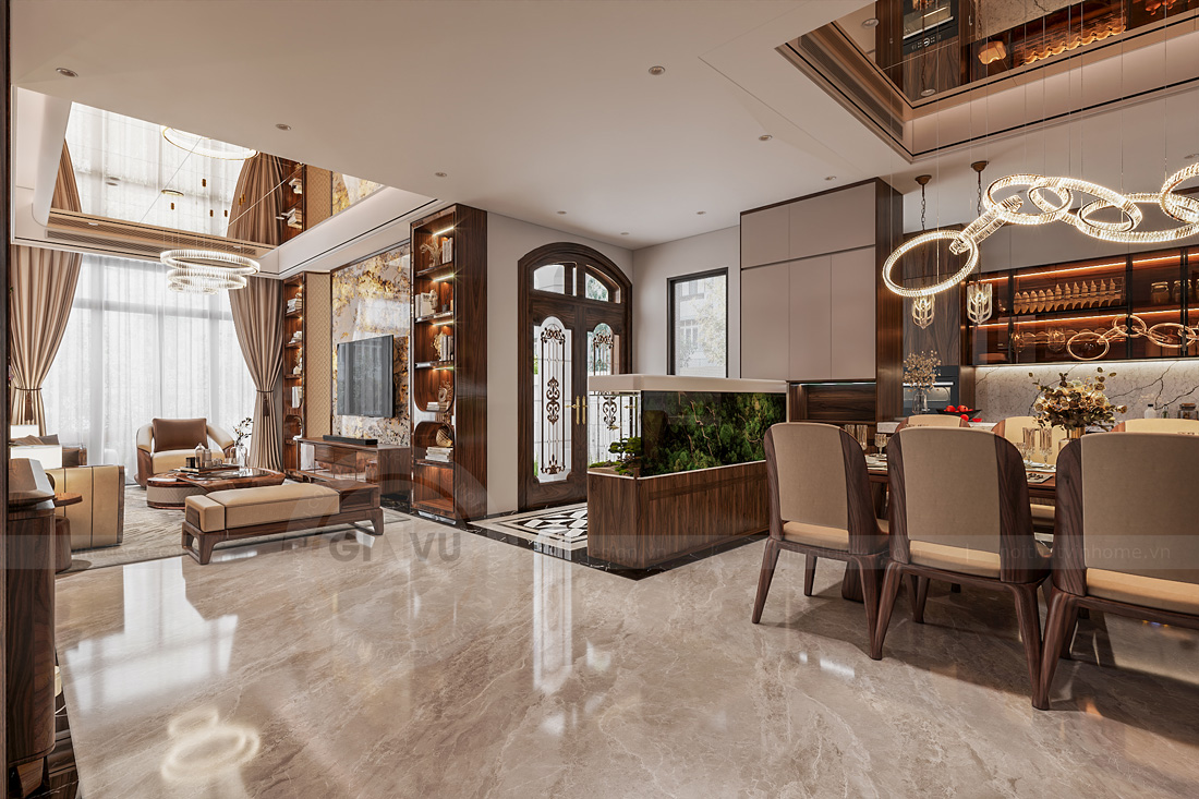 thiết kế nội thất biệt thự Vinhomes Ocean Park 2 11