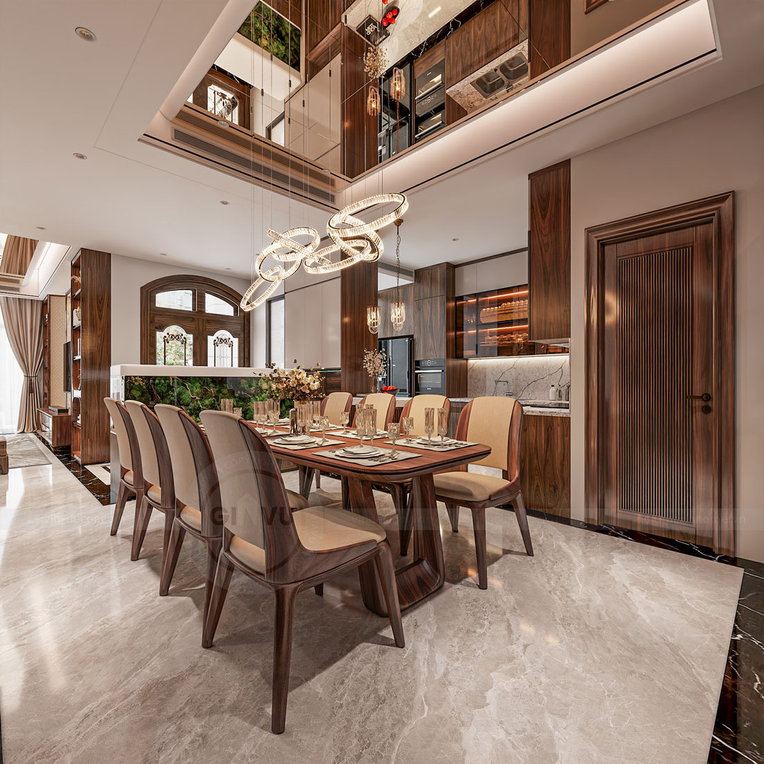 thiết kế nội thất biệt thự Vinhomes Ocean Park 2 13