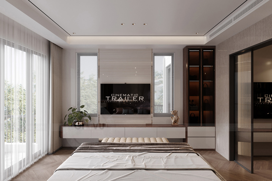 thiết kế nội thất biệt thự Vinhomes Ocean Park 2 20