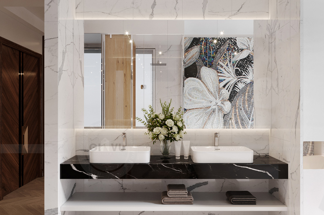 thiết kế nội thất biệt thự Vinhomes Ocean Park 2 28