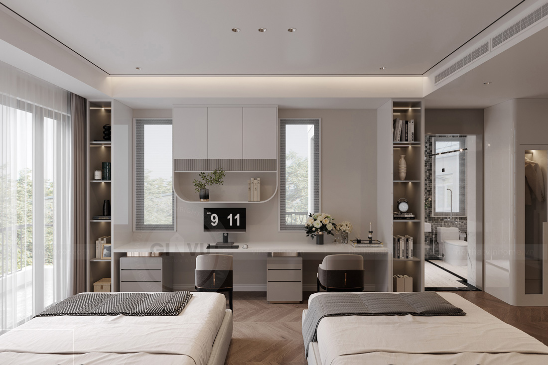 thiết kế nội thất biệt thự Vinhomes Ocean Park 2 32