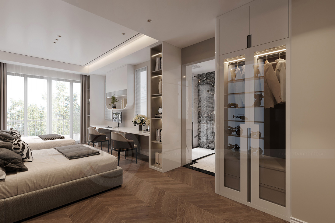 thiết kế nội thất biệt thự Vinhomes Ocean Park 2 33