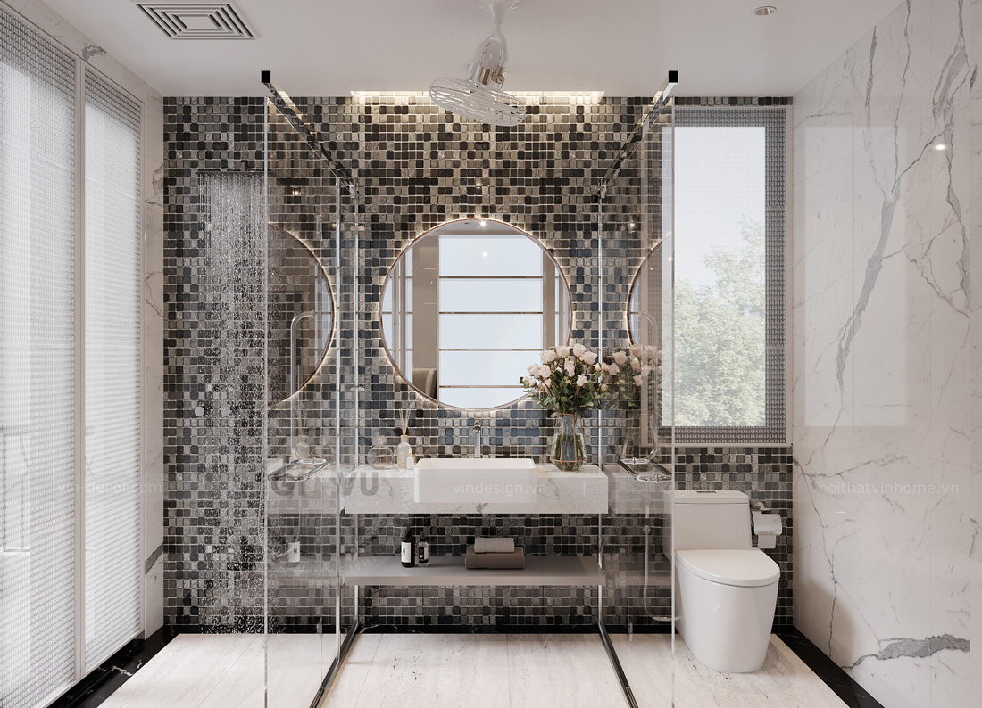thiết kế nội thất biệt thự Vinhomes Ocean Park 2 35