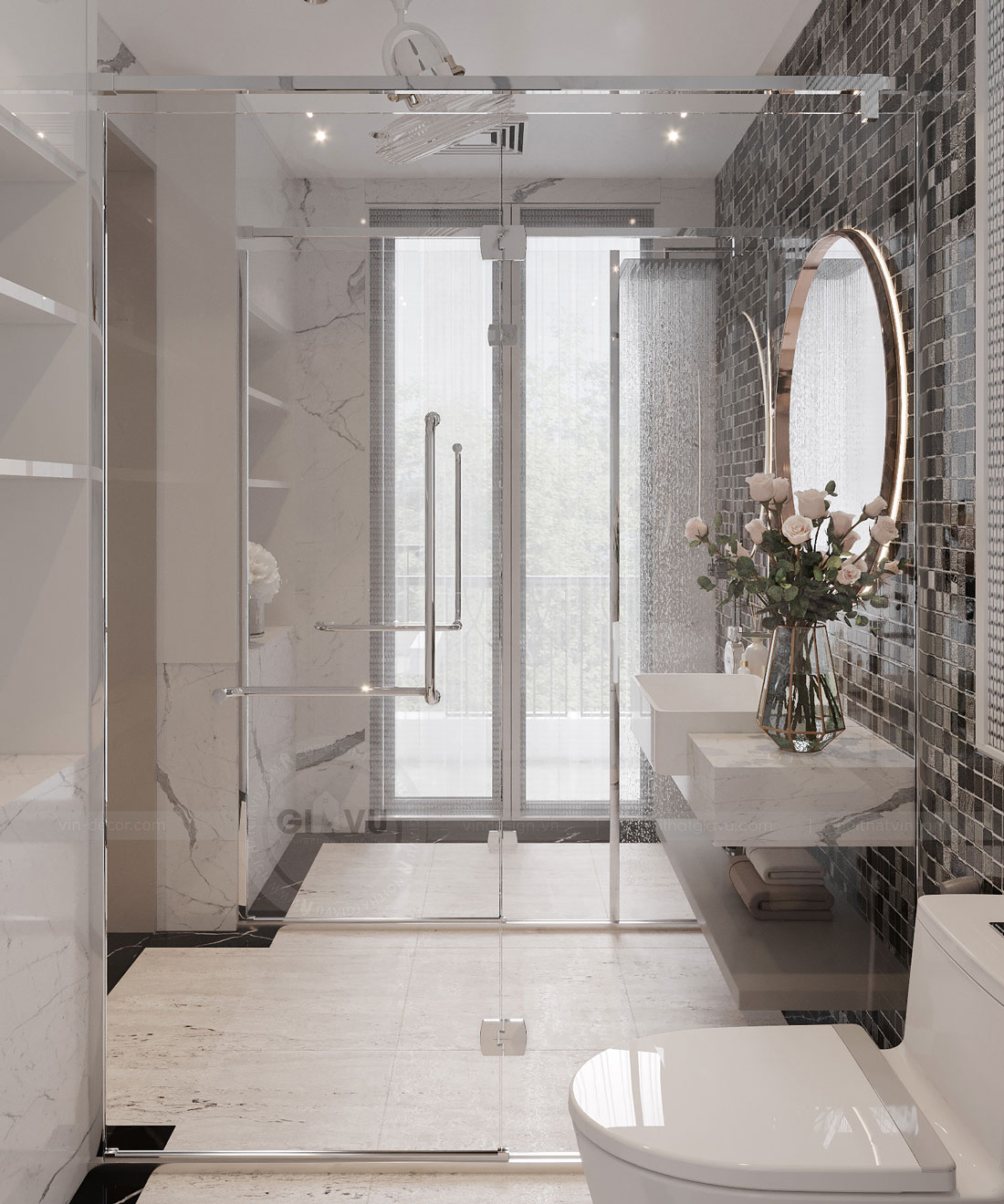 thiết kế nội thất biệt thự Vinhomes Ocean Park 2 36