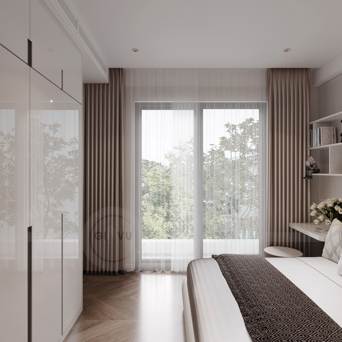 thiết kế nội thất biệt thự Vinhomes Ocean Park 2 38