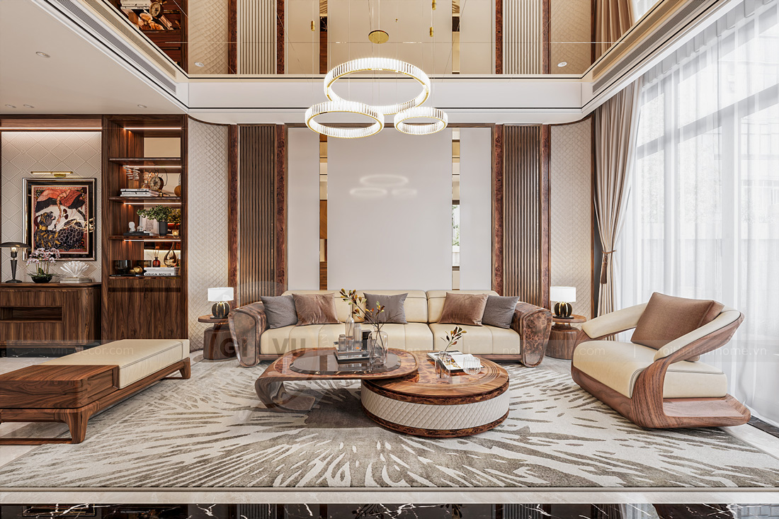 thiết kế nội thất biệt thự Vinhomes Ocean Park 2 6