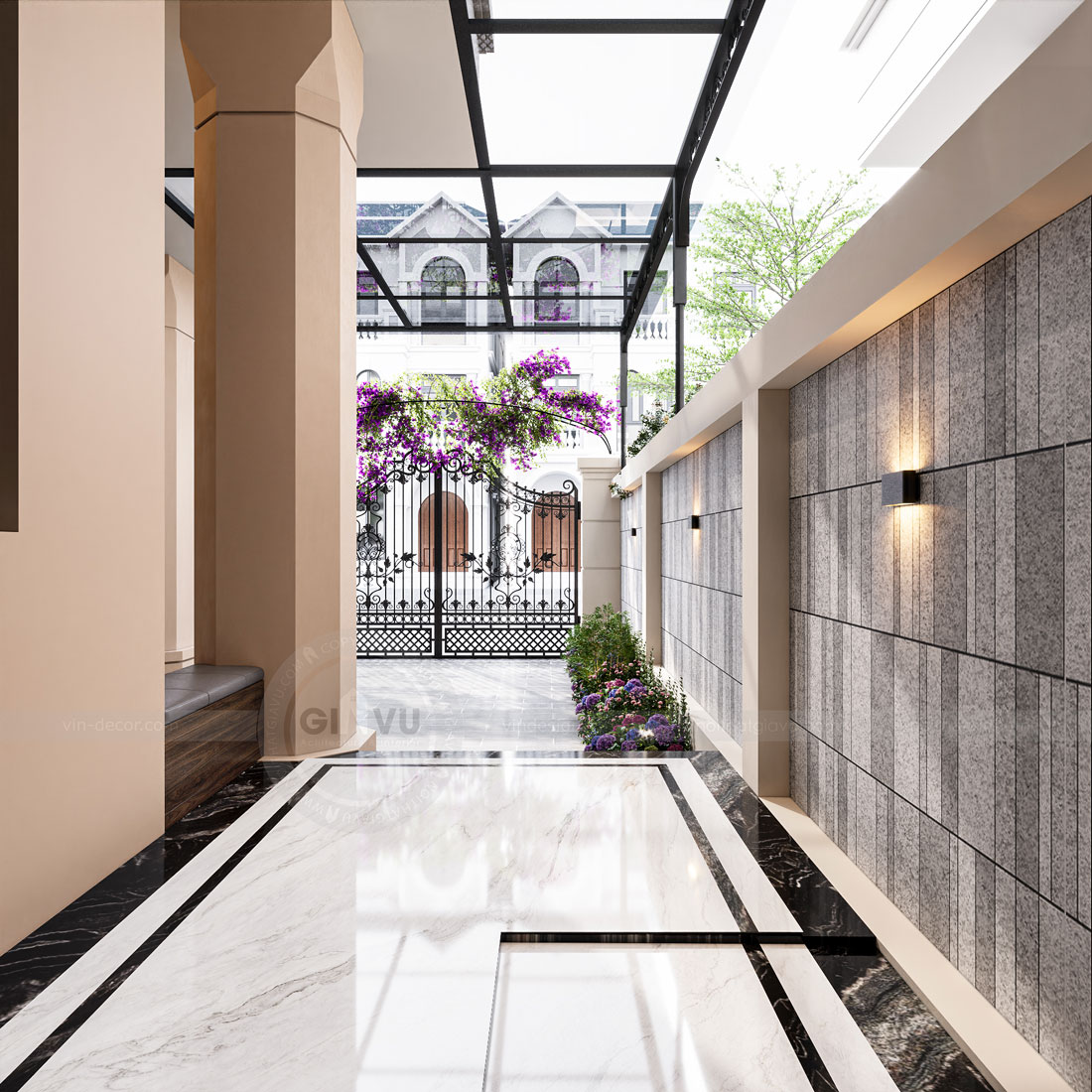thiết kế nội thất biệt thự Vinhomes Ocean Park 2 42