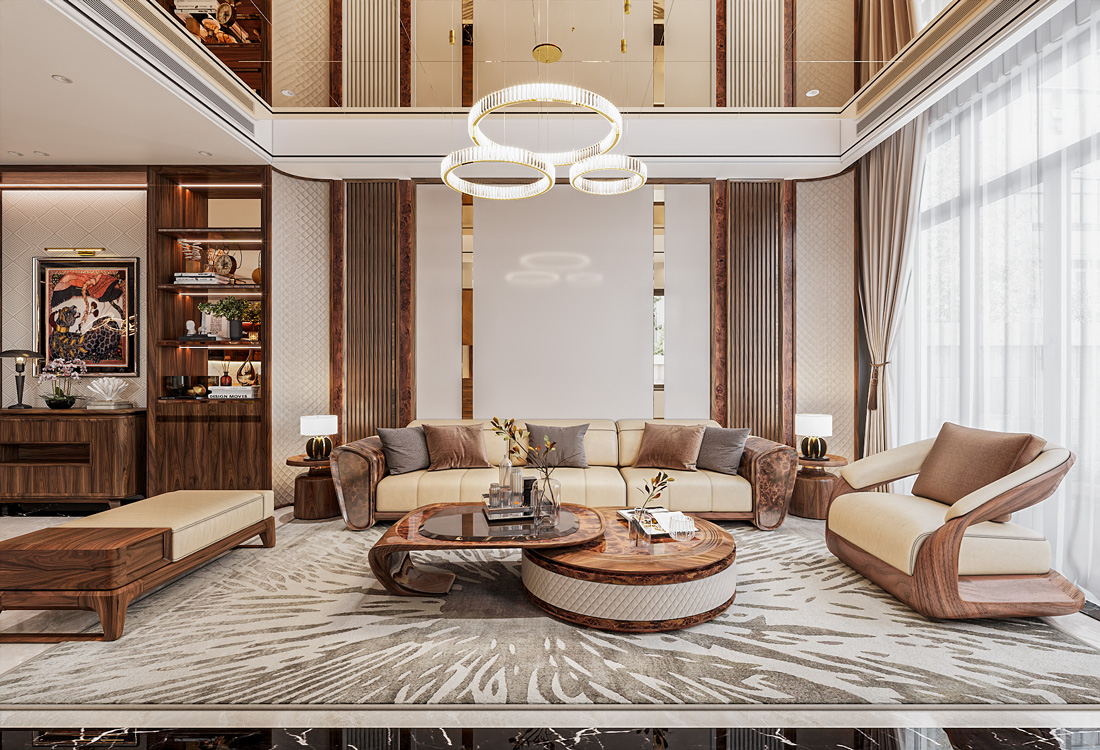 Thiết kế nội thất biệt thự Vinhomes Ocean Park 2 – A Đức