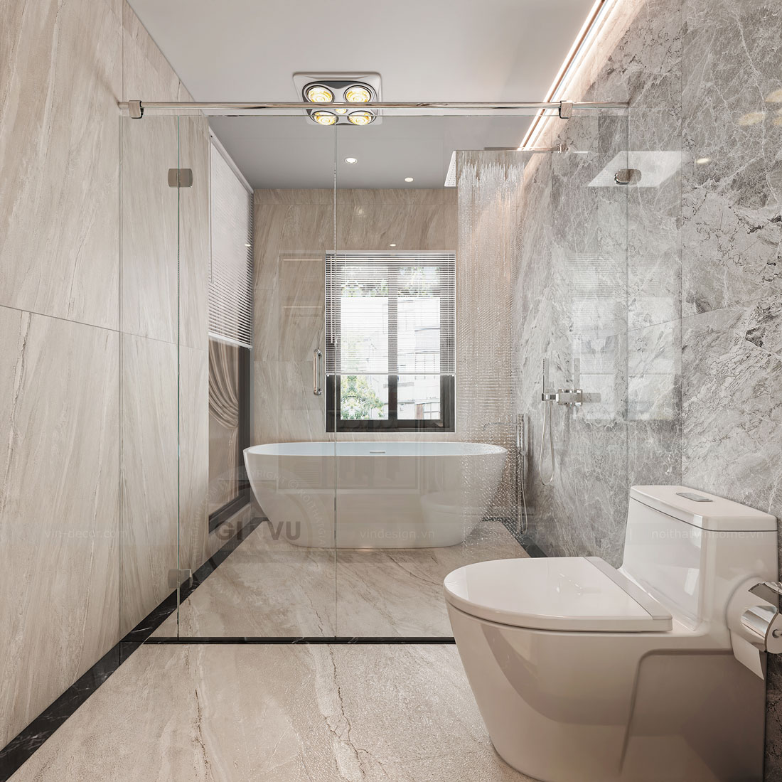 thiết kế thi công biệt thự liền kề KĐT Dương Nội 16