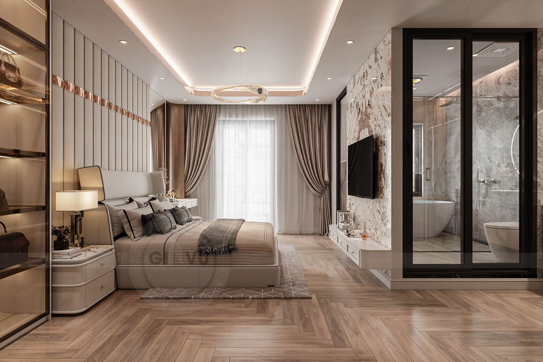 thiết kế thi công biệt thự liền kề KĐT Dương Nội 9