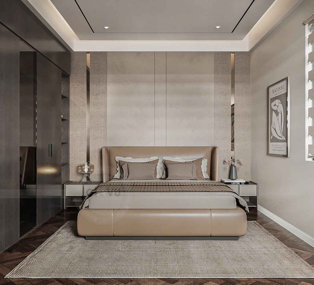 thiết kế biệt thự tại Vĩnh Phúc 3 tầng 400m2 anh Tùng 12