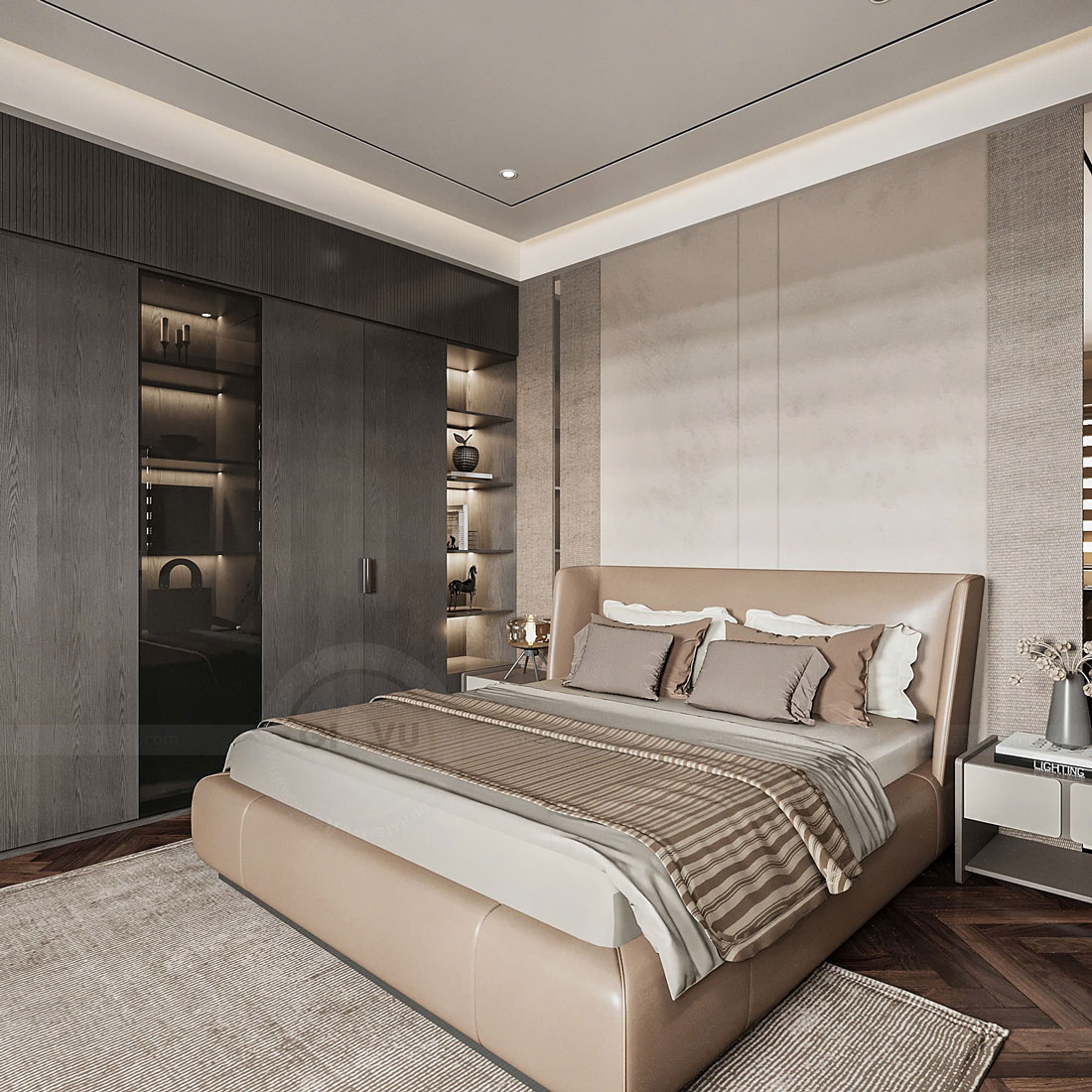 thiết kế biệt thự tại Vĩnh Phúc 3 tầng 400m2 anh Tùng 13