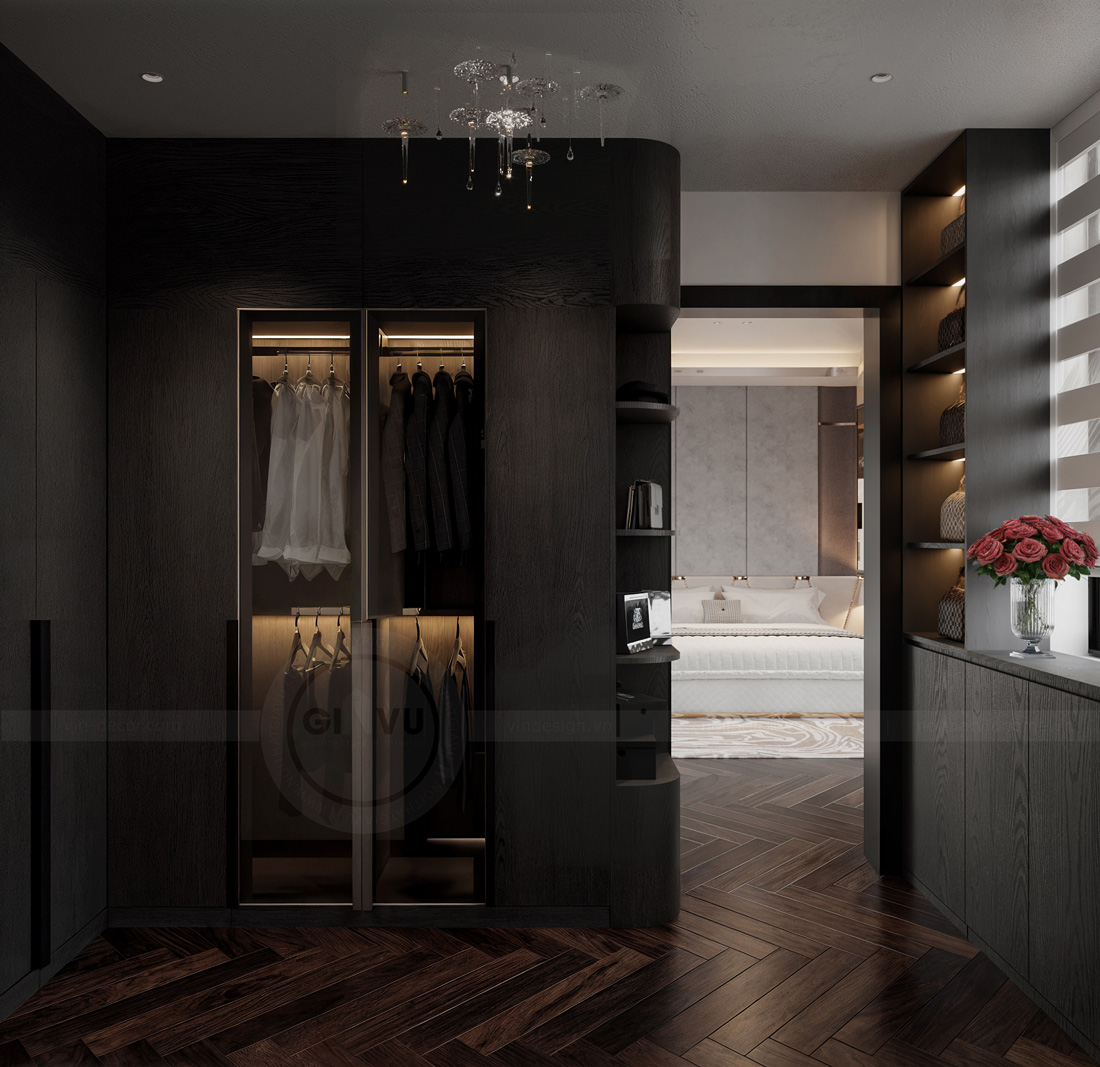 thiết kế biệt thự tại Vĩnh Phúc 3 tầng 400m2 anh Tùng 18