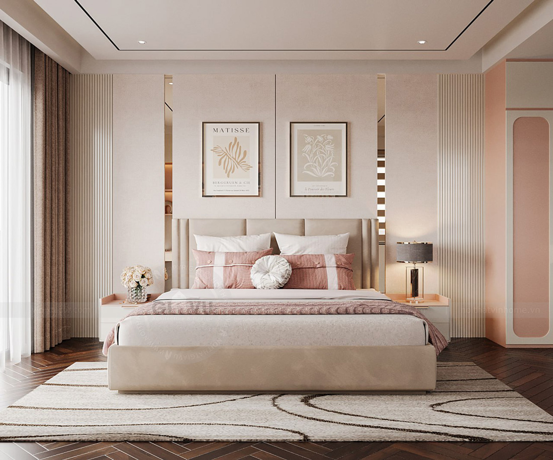 thiết kế biệt thự tại Vĩnh Phúc 3 tầng 400m2 anh Tùng 22