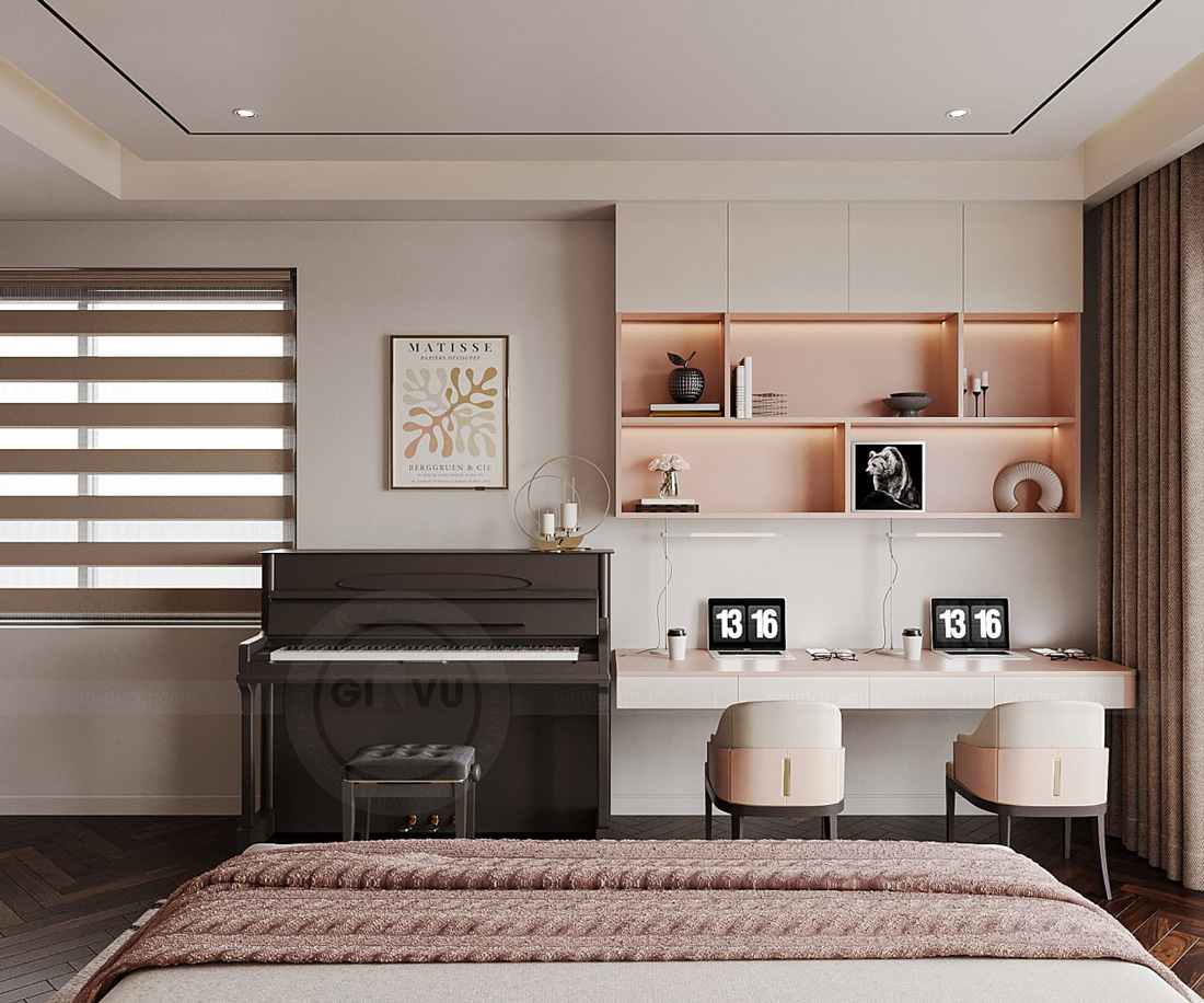 thiết kế biệt thự tại Vĩnh Phúc 3 tầng 400m2 anh Tùng 24