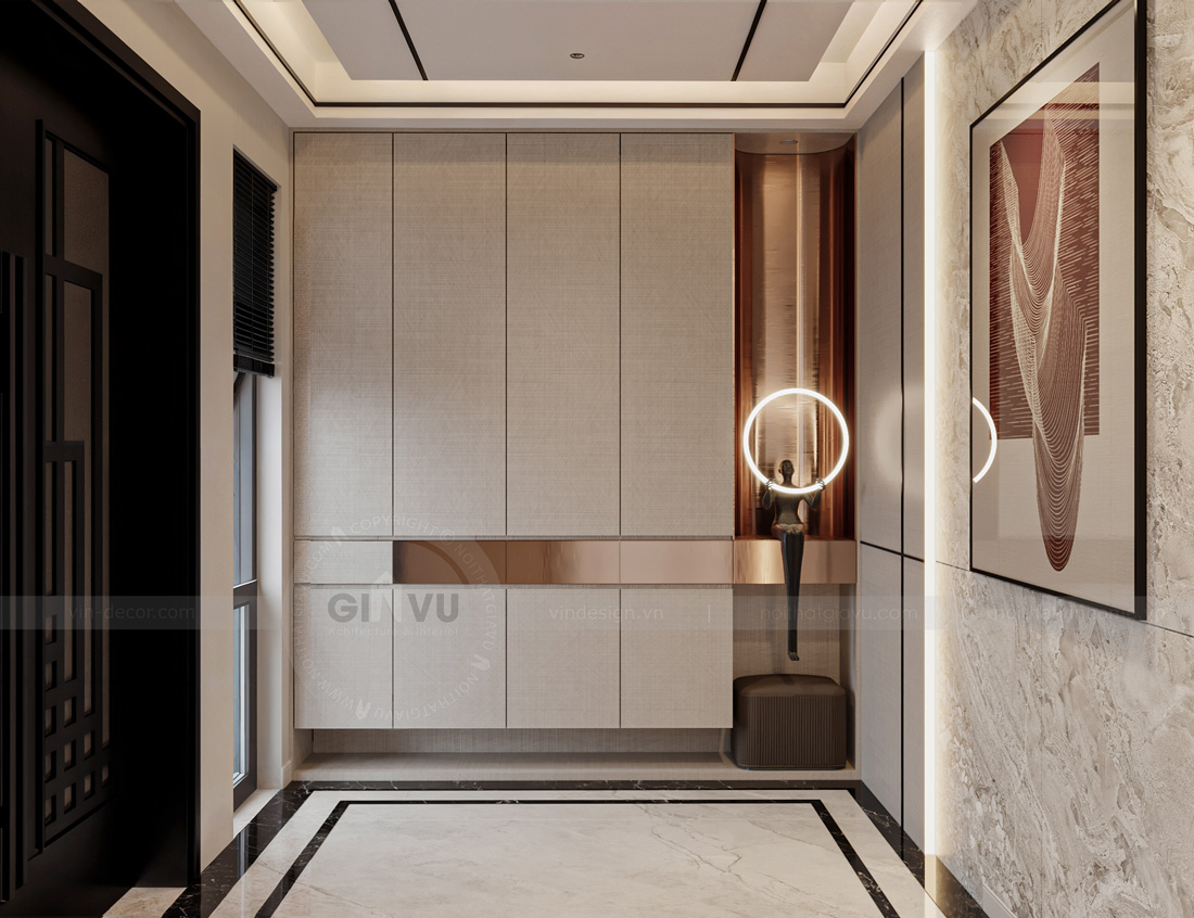 thiết kế biệt thự tại Vĩnh Phúc 3 tầng 400m2 anh Tùng 5