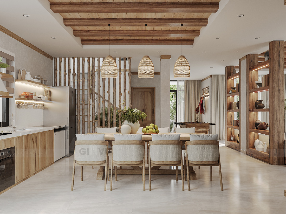 thiết kế nội thất địa trung hải biệt thự Lagecy Hill 11