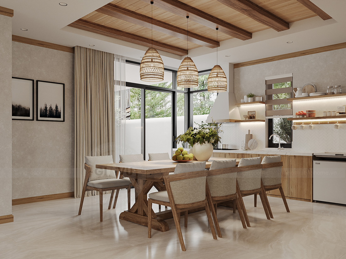 thiết kế nội thất địa trung hải biệt thự Lagecy Hill 8
