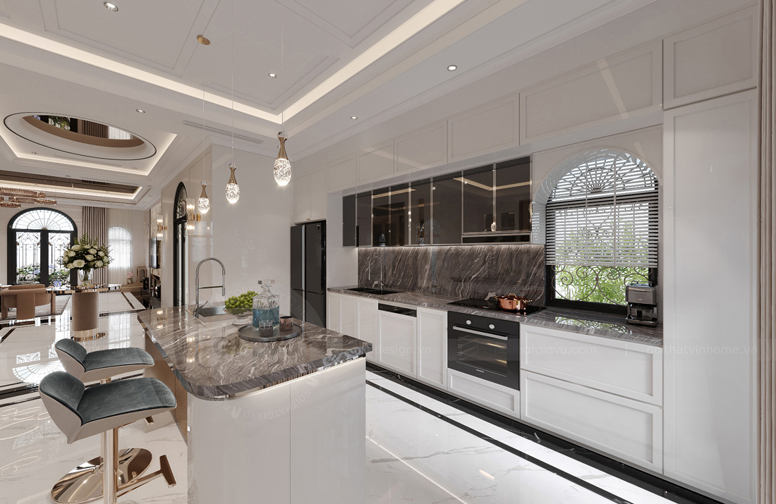 thiết kế thi công biệt thự Solasta Mansion Dương Nội B 10